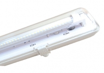 Bộ máng đèn LED đơn chống thấm MPE LWP-118 (10W) (6 tấc) (Trắng/Vàng)