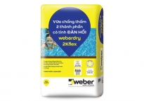 Vữa chống thấm Weber.dry 2Kflex (Xám) (25kg)
