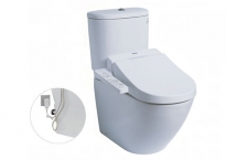 Bồn cầu 2 khối kết hợp nắp điện tử TOTO CS761PDW8 (WASHLET)