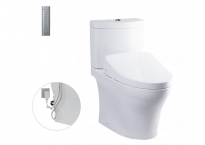 Bồn cầu 2 khối kết hợp nắp điện tử TOTO CS769DRW11 (WASHLET)