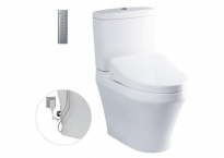 Bồn cầu 2 khối kết hợp nắp điện tử TOTO CS945DNW11 (WASHLET)