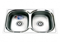 Chậu rửa chén 2 hộc đều Đại Thành DX12053 (RA13) (Inox 201)