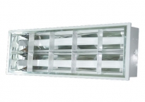 Bộ máng đèn LED xương cá MPE MATL-210 (2*9W) (6 tấc) (Trắng/Vàng)
