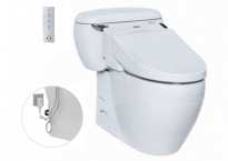 Bồn cầu 1 khối kết hợp nắp điện tử TOTO MS366W6 (WASHLET)