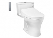 Bồn cầu 1 khối kết hợp nắp điện tử TOTO MS855CDW12 (WASHLET)