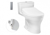 Bồn cầu 1 khối kết hợp nắp điện tử TOTO MS855DW11 (WASHLET)