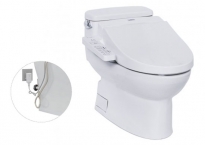 Bồn cầu 1 khối kết hợp nắp điện tử TOTO MS884W7 (WASHLET)