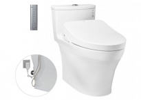 Bồn cầu 1 khối kết hợp nắp điện tử TOTO MS885DW11 (WASHLET)