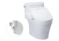 Bồn cầu 1 khối kết hợp nắp điện tử TOTO MS887RW7 (WASHLET)