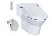 Bồn cầu 1 khối kết hợp nắp điện tử TOTO MS904W6 (WASHLET)