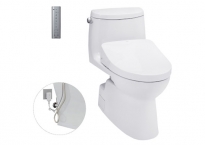 Bồn cầu 1 khối kết hợp nắp điện tử TOTO MS905W11 (WASHLET)