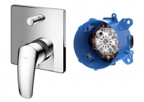 Van gật gù điều chỉnh nóng lạnh + nút chuyển hướng TOTO TBG09304V / TBN01001B (Kèm phụ kiện âm tường)