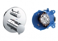 Van điều chỉnh nhiệt độ + van chuyển hướng TOTO TBV01408B / TBN01001B (Kèm phụ kiện âm tường)