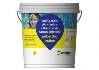 Vữa chống thấm Weber.dry 2Kflex (Xám) (15kg)