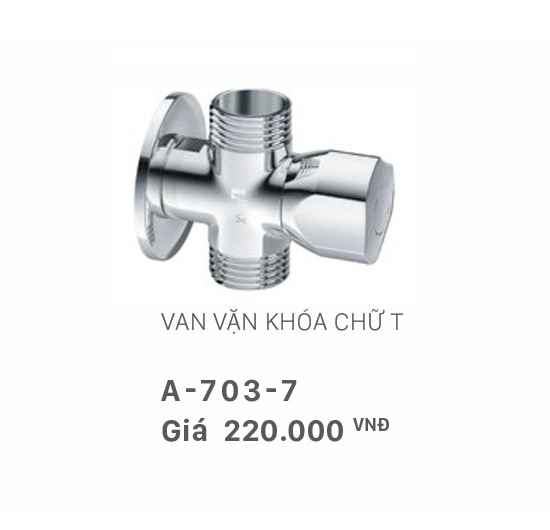 Van khóa cầu chữ T Inax A-703-7