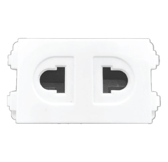 Ổ cắm đơn 2 chấu MPE A6USV (vặn vít)