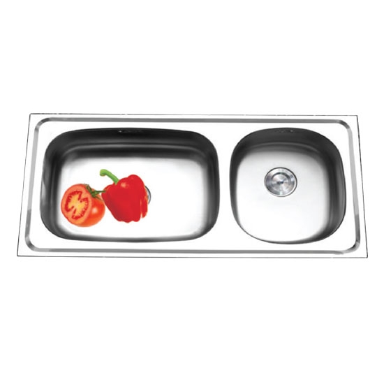 Chậu rửa chén 2 hộc lệch Toàn Mỹ AML-0 (Inox 304)