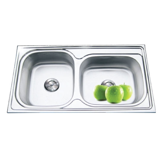 Chậu rửa chén 2 hộc lệch Toàn Mỹ AN2-0 (Inox 304)
