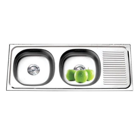 Chậu rửa chén 2 hộc 1 cánh Toàn Mỹ AS2-1 (Inox 304)