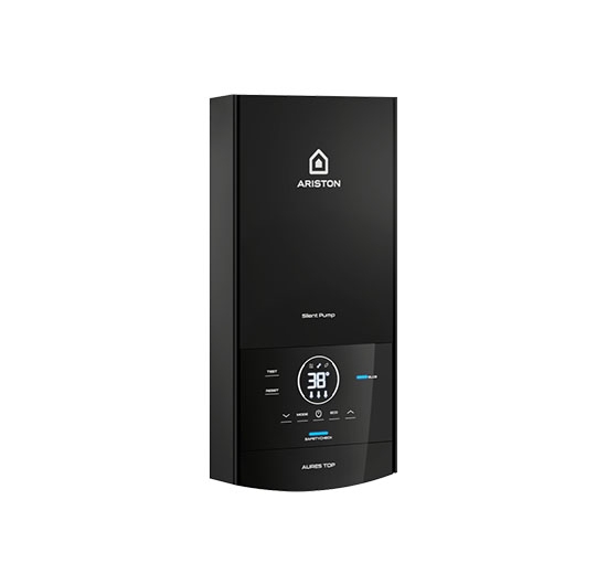 Máy nước nóng trực tiếp Ariston AURES TOP 4.5P (Có bơm)