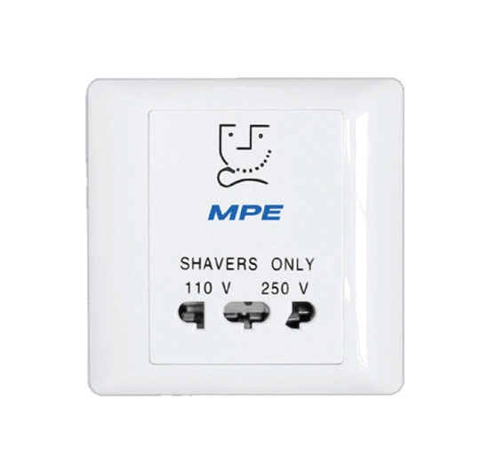 Mặt ổ cắm cạo râu MPE B727