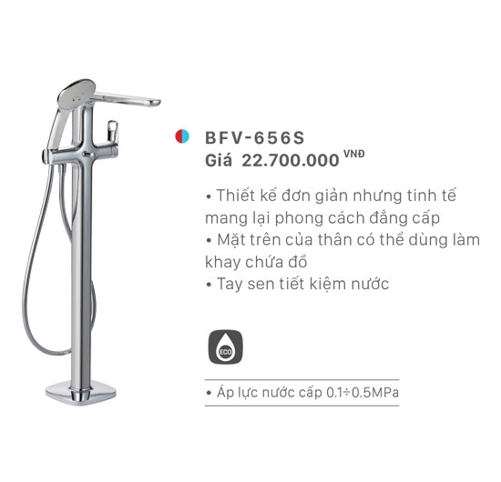 Vòi bồn tắm đặt sàn Inax BFV-656S
