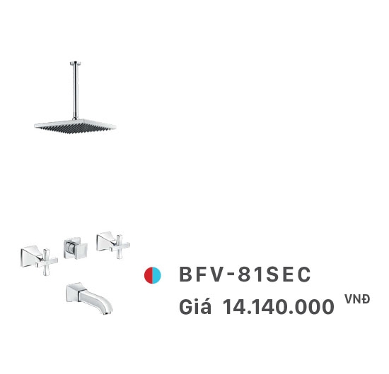 Sen tắm âm tường Inax BFV-81SEC