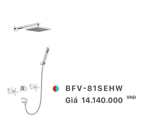 Sen tắm âm tường Inax BFV-81SEHW