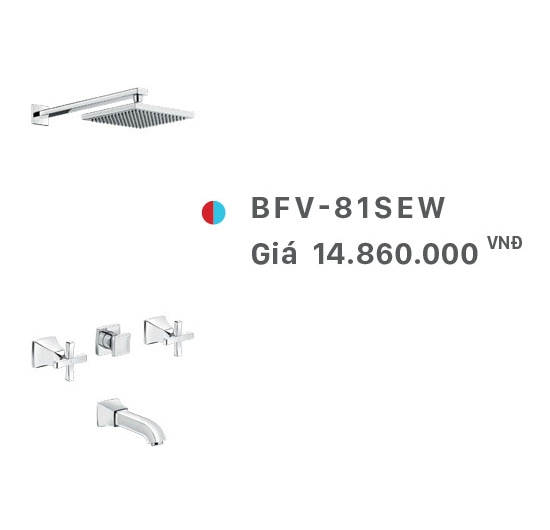 Sen tắm âm tường Inax BFV-81SEW