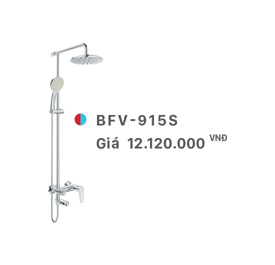 Sen cây tắm đứng nóng lạnh Inax BFV-915S