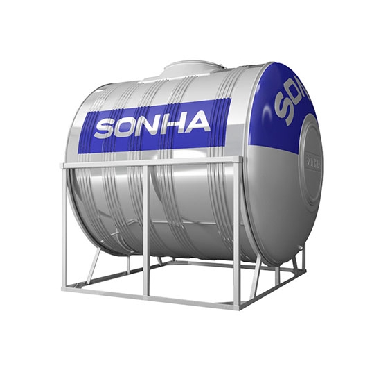 Bồn nước Inox Sơn Hà 300L Nằm - SUS 304