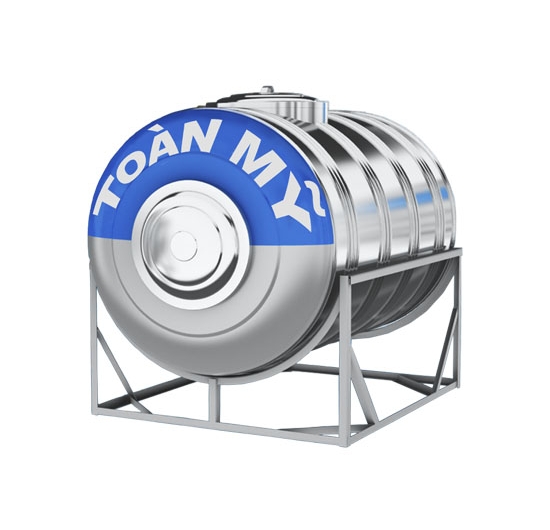 Bồn nước Inox Toàn Mỹ 3000L Nằm - SUS 304