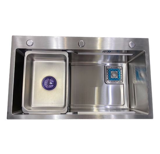 Chậu rửa chén 1 hộc lớn AVH 7846-I3 (Inox 304)