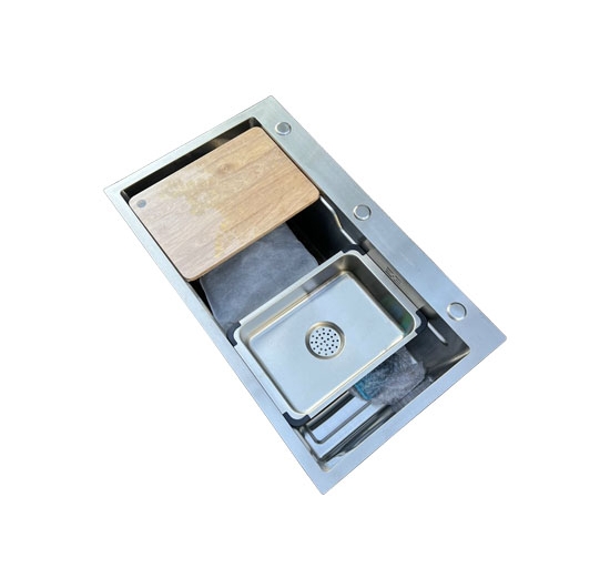 Chậu rửa chén 1 hộc lớn AVH 7846-I3 (Inox 304)