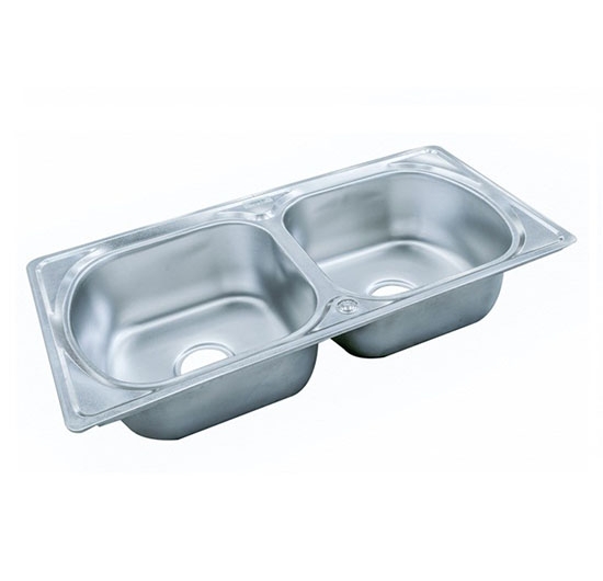 Chậu rửa chén 2 hộc Sơn Hà 2H860S (Inox 201)