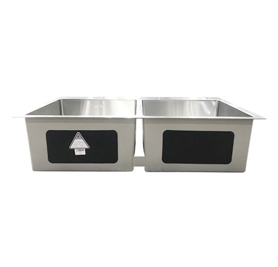 Chậu rửa chén 2 hộc đều Handmade Sơn Hà HM.X.2C.82.2.3 (Inox 304)