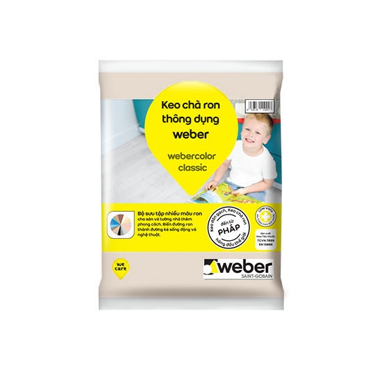 Keo chà ron Weber.color classic G-14 (Khói - Hồng mafil) (1kg)