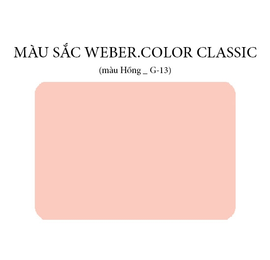 Keo chà ron Weber.color classic G-13 (Hồng) (1kg)