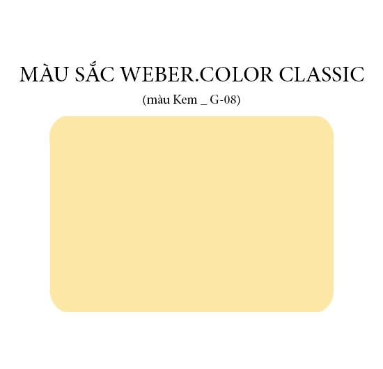 Keo chà ron Weber.color classic G-08S (Kem) (1kg)