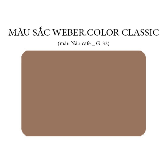 Keo chà ron Weber.color classic G-32 (Nâu cafe) (1kg)
