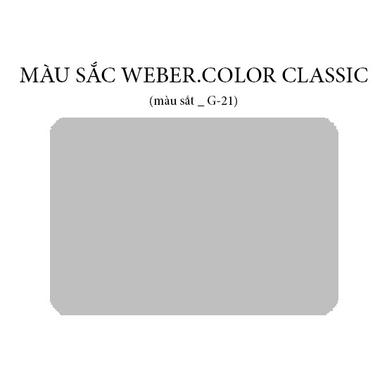 Keo chà ron Weber.color classic G-21 (Sắt) (1kg)