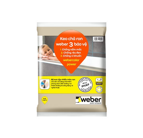 Keo chà ron Weber.color Power PO-151 (Beige) (1kg)