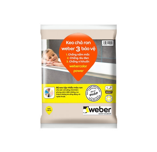 Keo chà ron Weber.color Power PO-128 (Kem mefil) (1kg)
