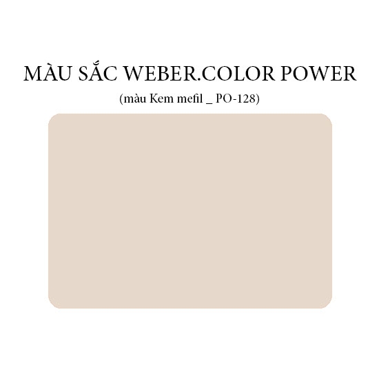 Keo chà ron Weber.color Power PO-128 (Kem mefil) (1kg)