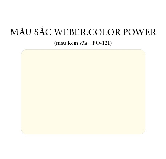 Keo chà ron Weber.color Power PO-121 (Kem sữa) (1kg)