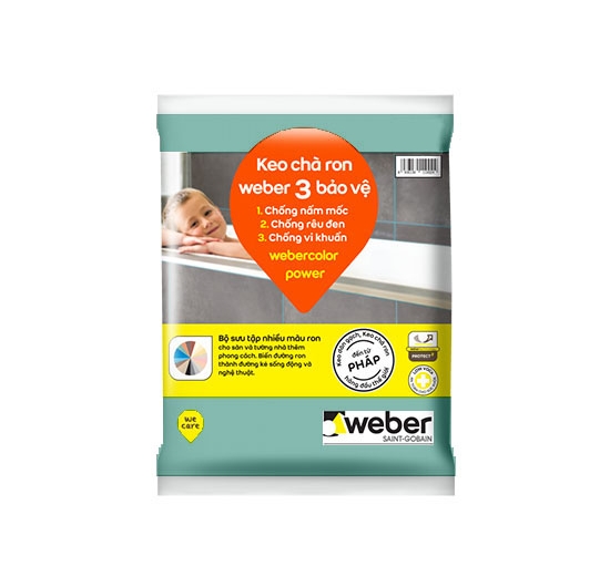 Keo chà ron Weber.color Power PO-164 (Xanh lục) (1kg)