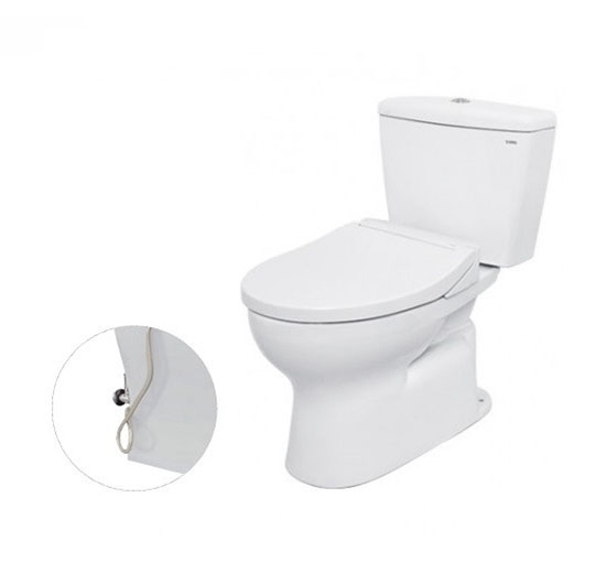 Bồn cầu TOTO 2 khối CS300DRE2 (Nắp rửa cơ Ecowasher)