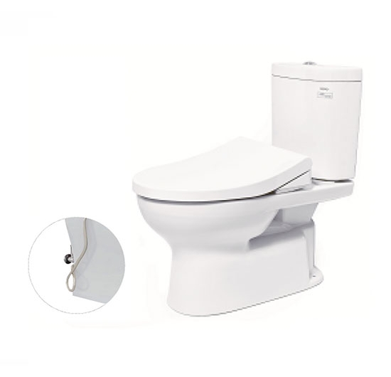 Bồn cầu TOTO 2 khối CS325DRE4 (Nắp rửa cơ Ecowasher)