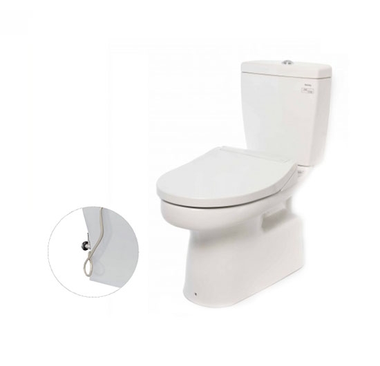 Bồn cầu TOTO 2 khối CS350DE2 (Nắp rửa cơ Ecowasher)