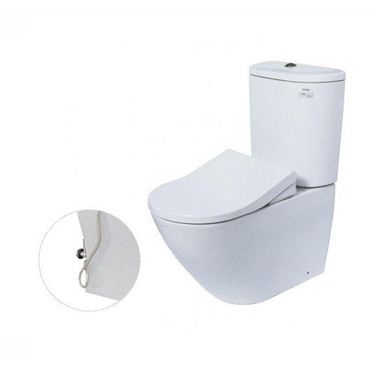Bồn cầu TOTO 2 khối CS761DE5 (Nắp rửa cơ Ecowasher)